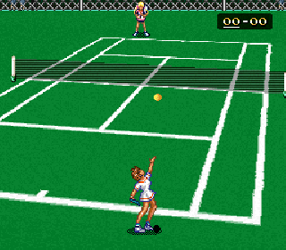 Screenshot Thumbnail / Media File 1 for Ace o Nerae! (Japan) [En by RPGOne v1.2] (~Aim for the Ace! - Ace Tennis)